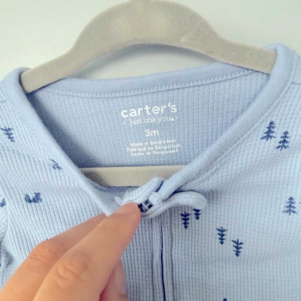 Carter's Woodland Baby Footie - Blue